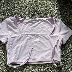 Full Send Purple Crop